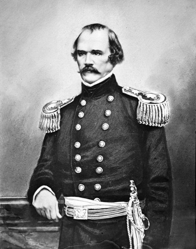 Photograph of Albert Sidney Johnston, between 1860-1862